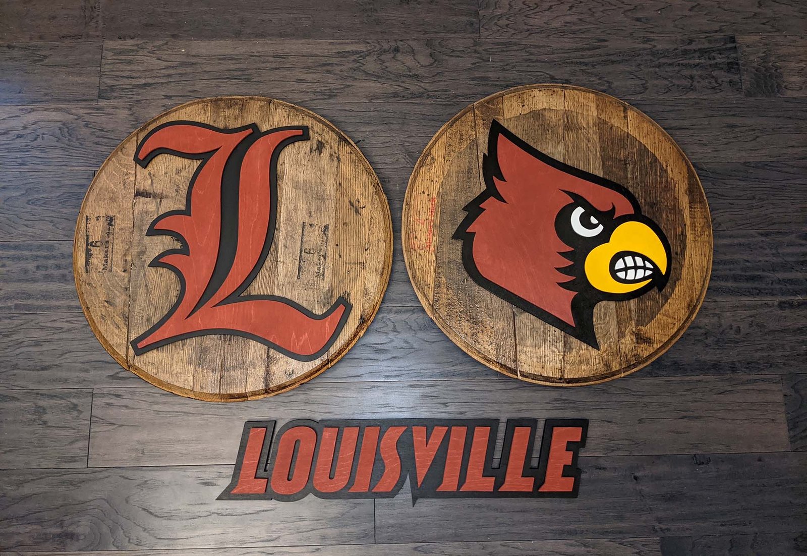 Louisville Cardinals 3D Wood Art - Made By Jay Lane