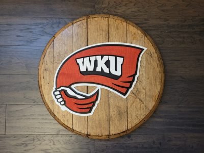western-kentucky-university-hilltoppers-red-towel-bourbon-barrel-head